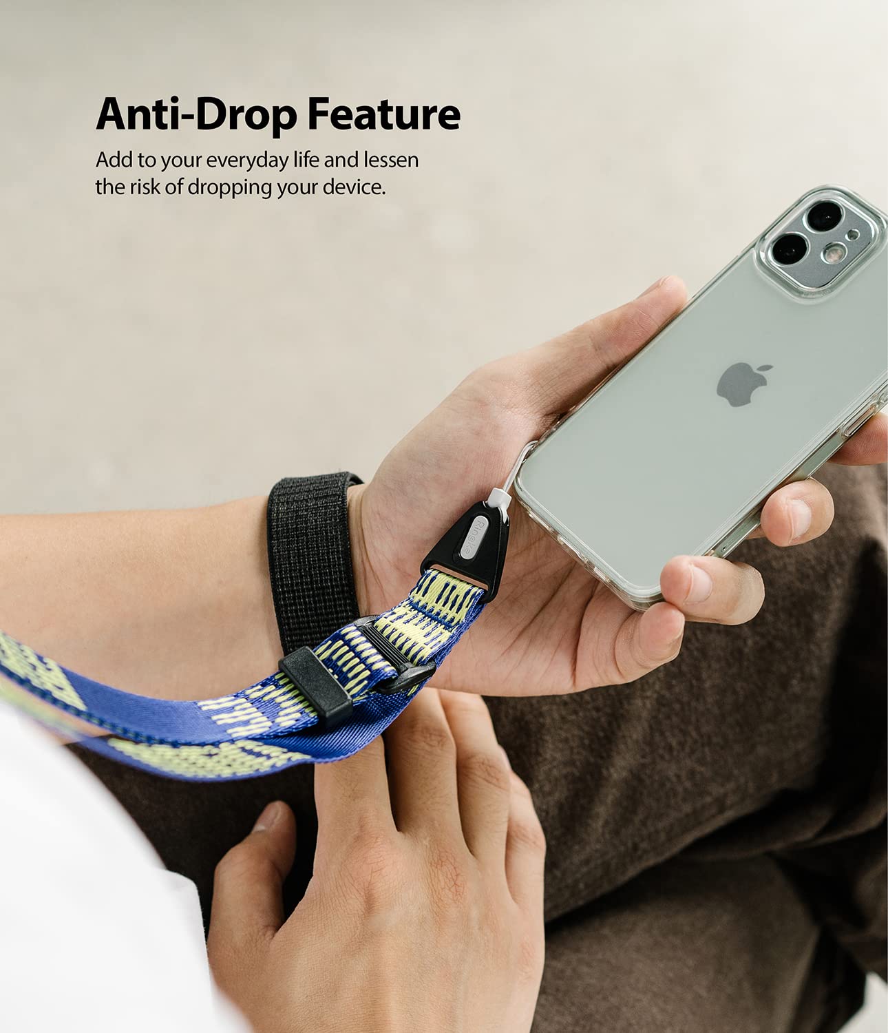 Ringke Strap cordino collo nylon multiuso con fibbia