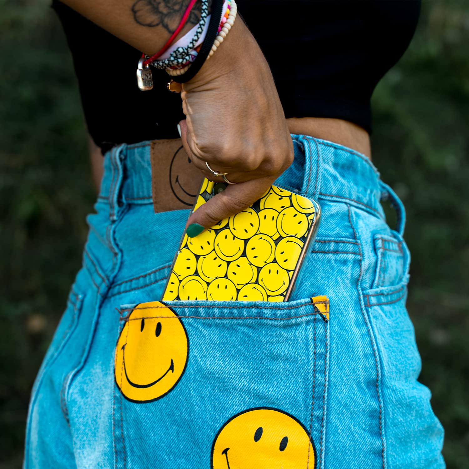 La Casa de las Carcasas Smiley Stickers cover Redmi Note 9S trasparente