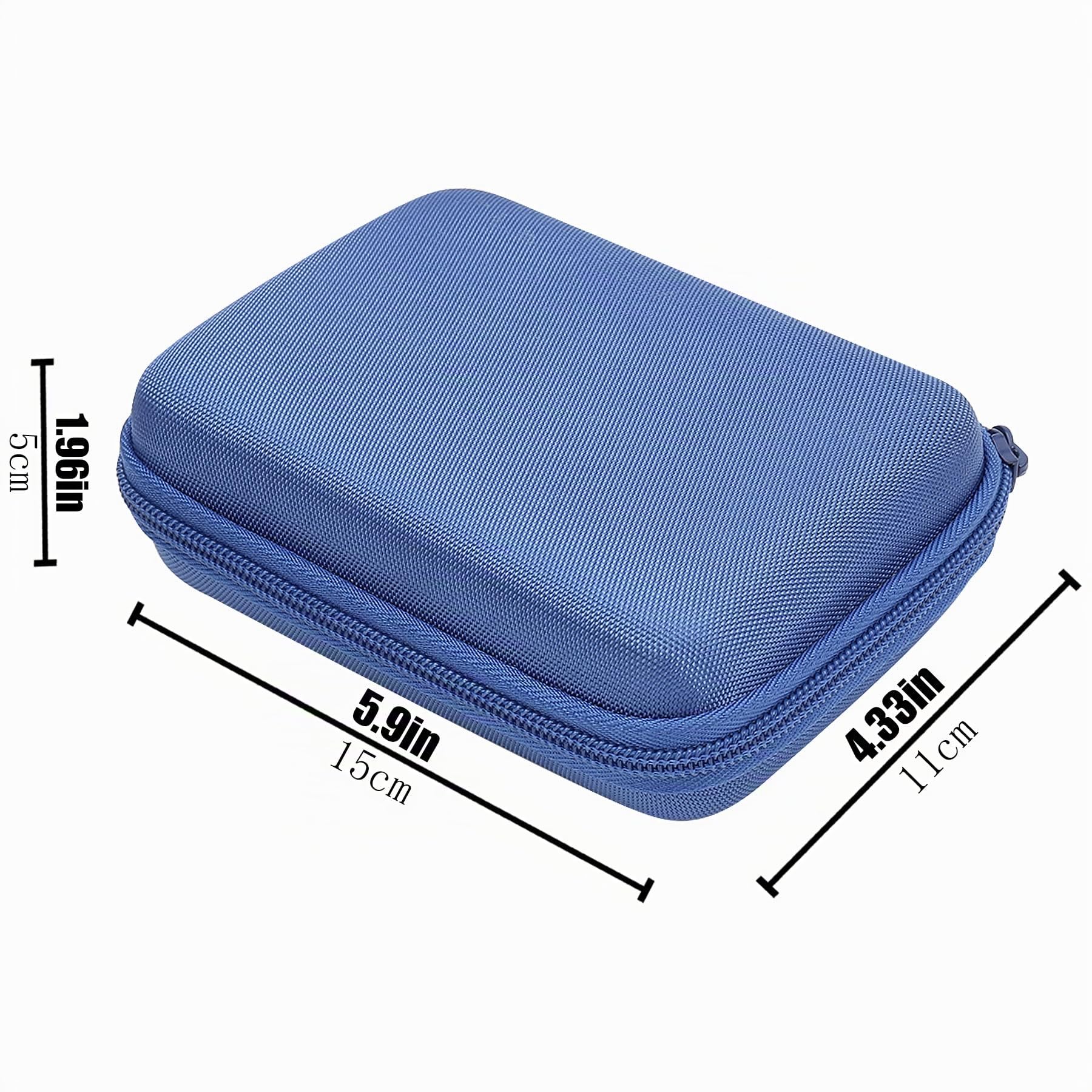 Aenllosi SSD Case Custodia Samsung T7 T9 Blu EVA Rigida