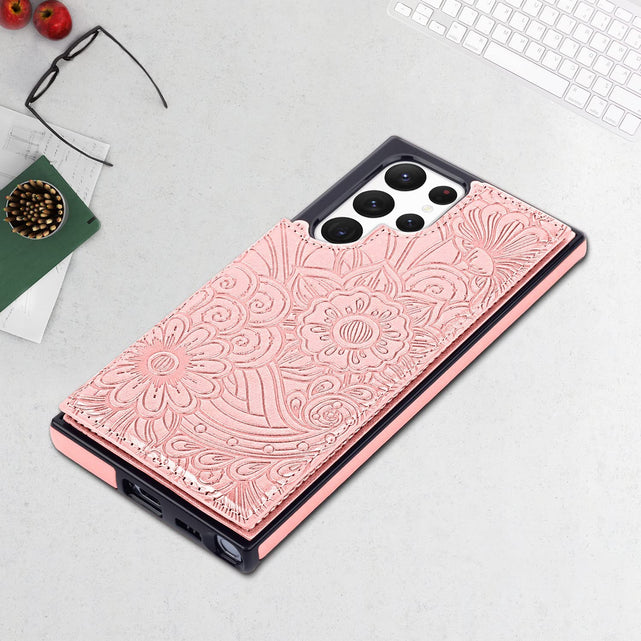 Redpepper Galaxy S22 Ultra cover wallet floreale ragazze