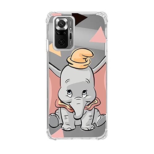 La Casa de las Carcasas Dumbo Silhouette cover Note 10 Pro argento