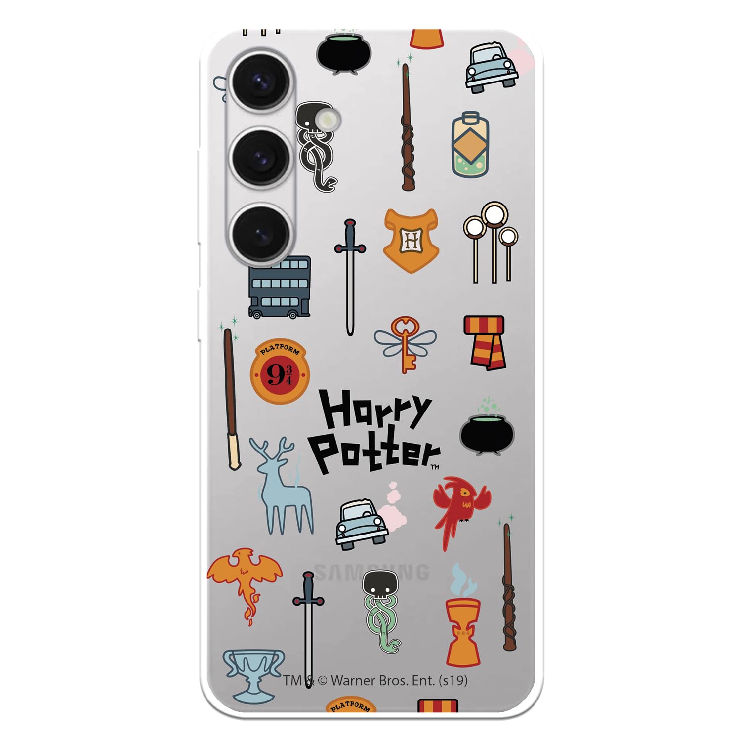 La Casa de las Carcasas Licenze cover S24 Baby Yoda Sorrisi silicone