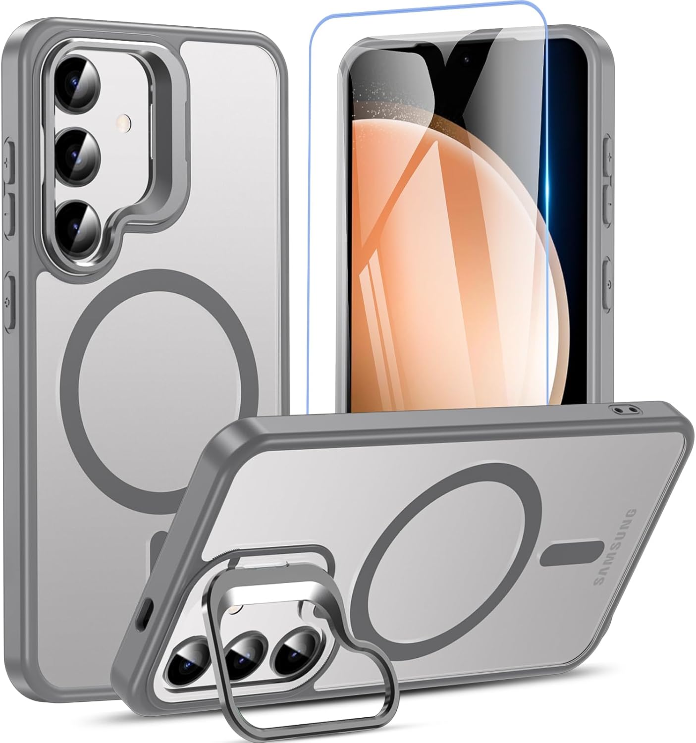 Redpepper S25 Cover Nera Magnetica con Supporto