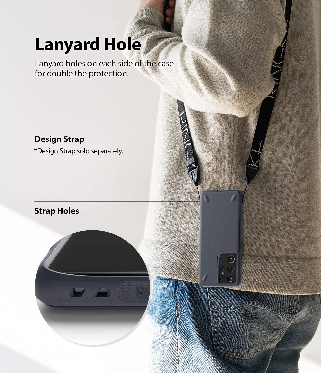Ringke Onyx Galaxy S21 Ultra Custodia Grigia Dark Gray