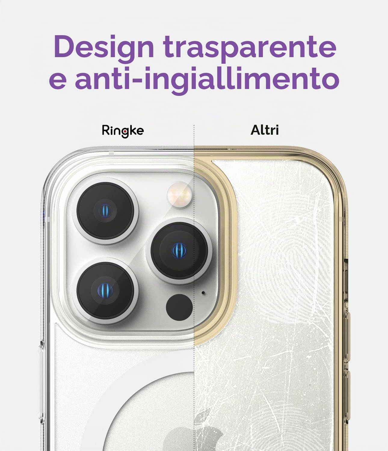Ringke Fusion Magnetic Cover iPhone 14 Pro Matte Clear