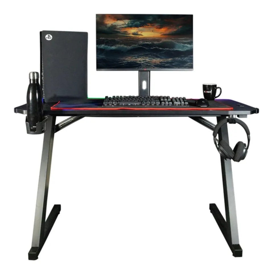 Konix Gaming desks Spectra scrivania gaming 120 cm LED nera
