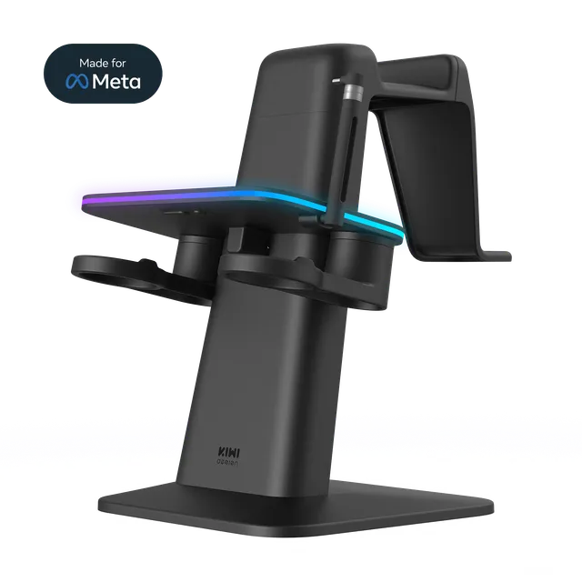 KIWI Design Charging Accessories QC03 Stand Ricarica Quest 3 RGB