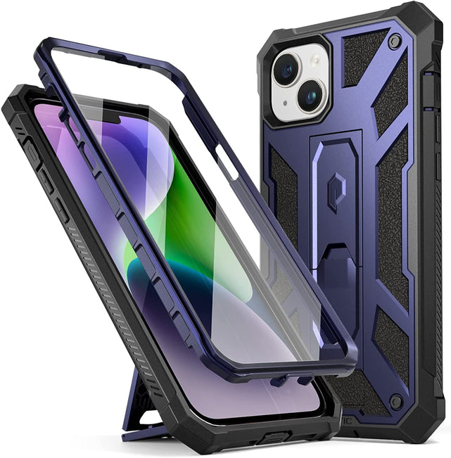 Redpepper iPhone 14 cover rugged con vetro e stand