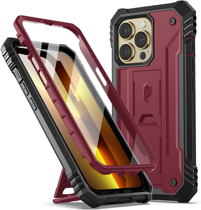 Redpepper Apple Cases iPhone 13 Pro Custodia Rugged con Stand Antishock