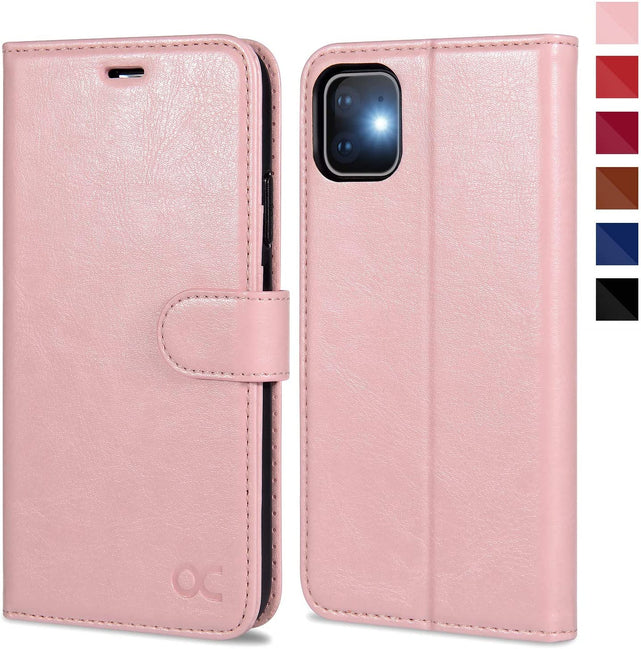 Redpepper iPhone 11 cover portafoglio pelle stand nero