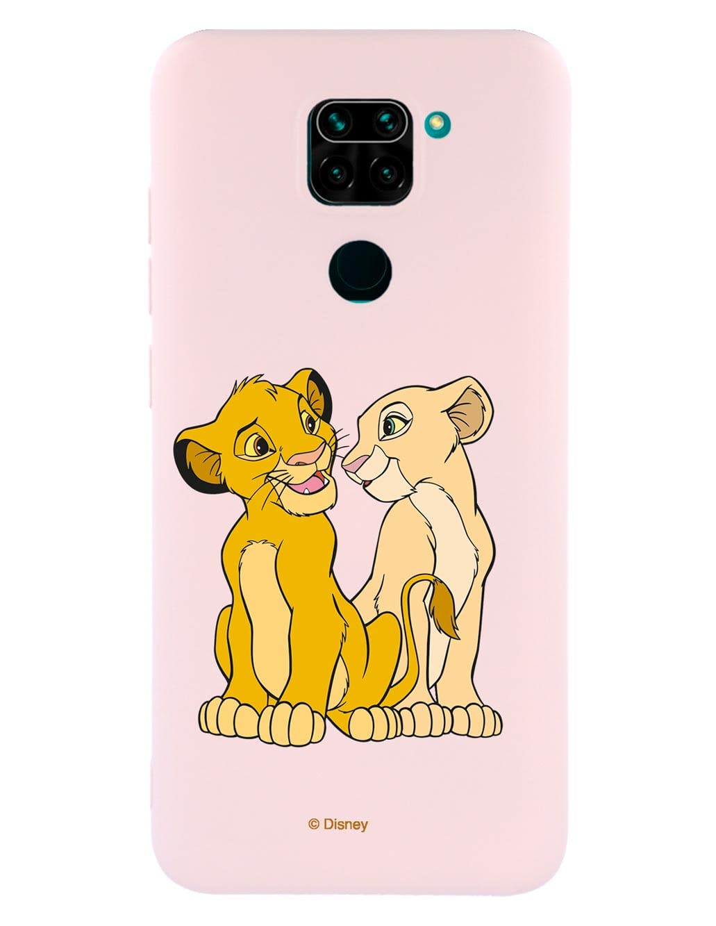 La Casa de las Carcasas Redmi Note 9 cover Simba Nala rosa