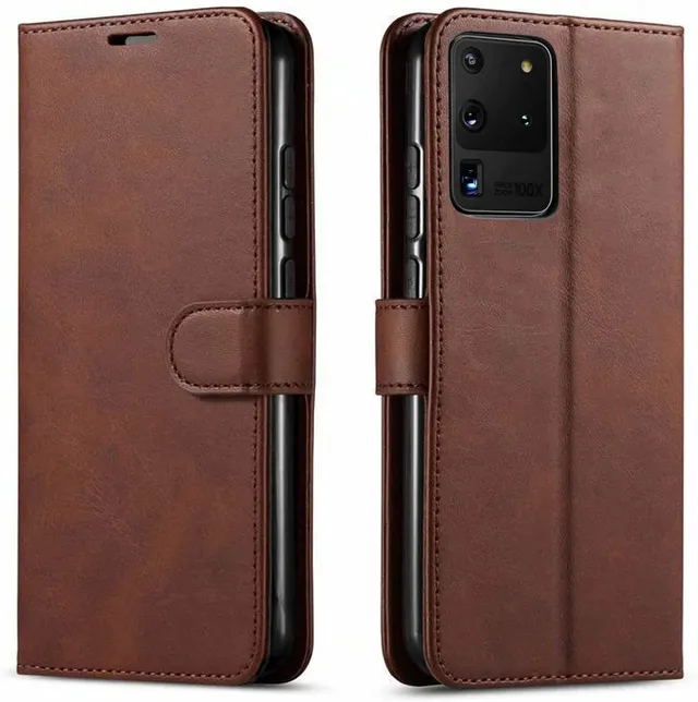 Redpepper Galaxy Cases S20 Ultra custodia portafoglio pelle nera