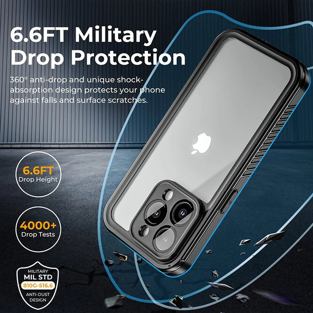 Redpepper iPhone 14 Pro Max cover impermeabile trasparente