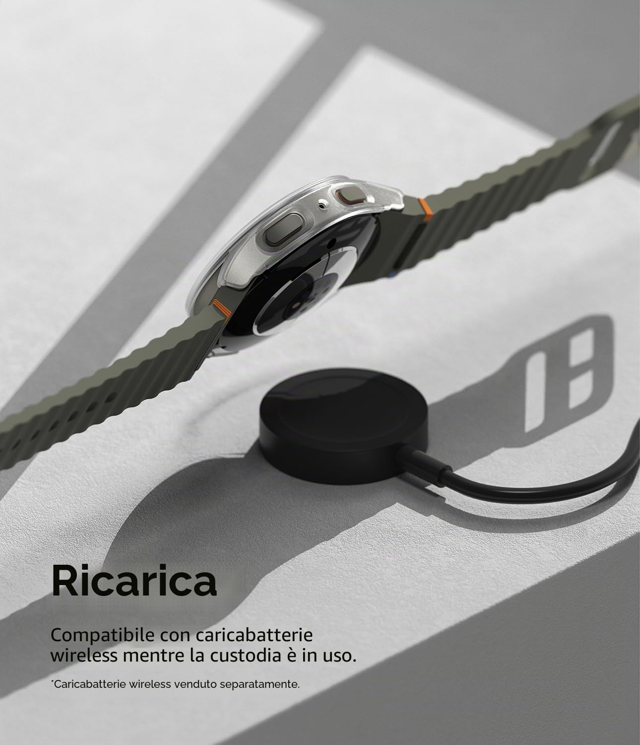 Ringke Slim cover Galaxy Watch 7 44mm Alpine Clear vetro 9H
