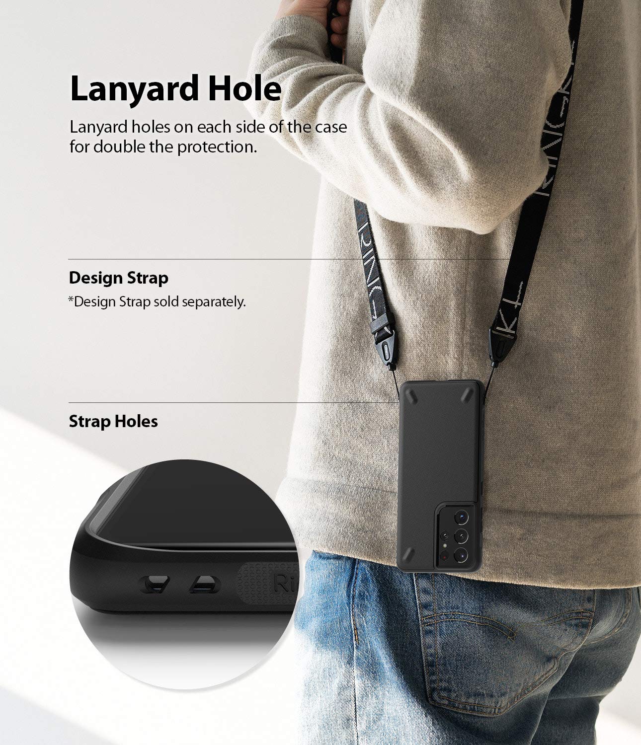 Ringke Onyx Galaxy S21 Ultra Cover Nera Black TPU