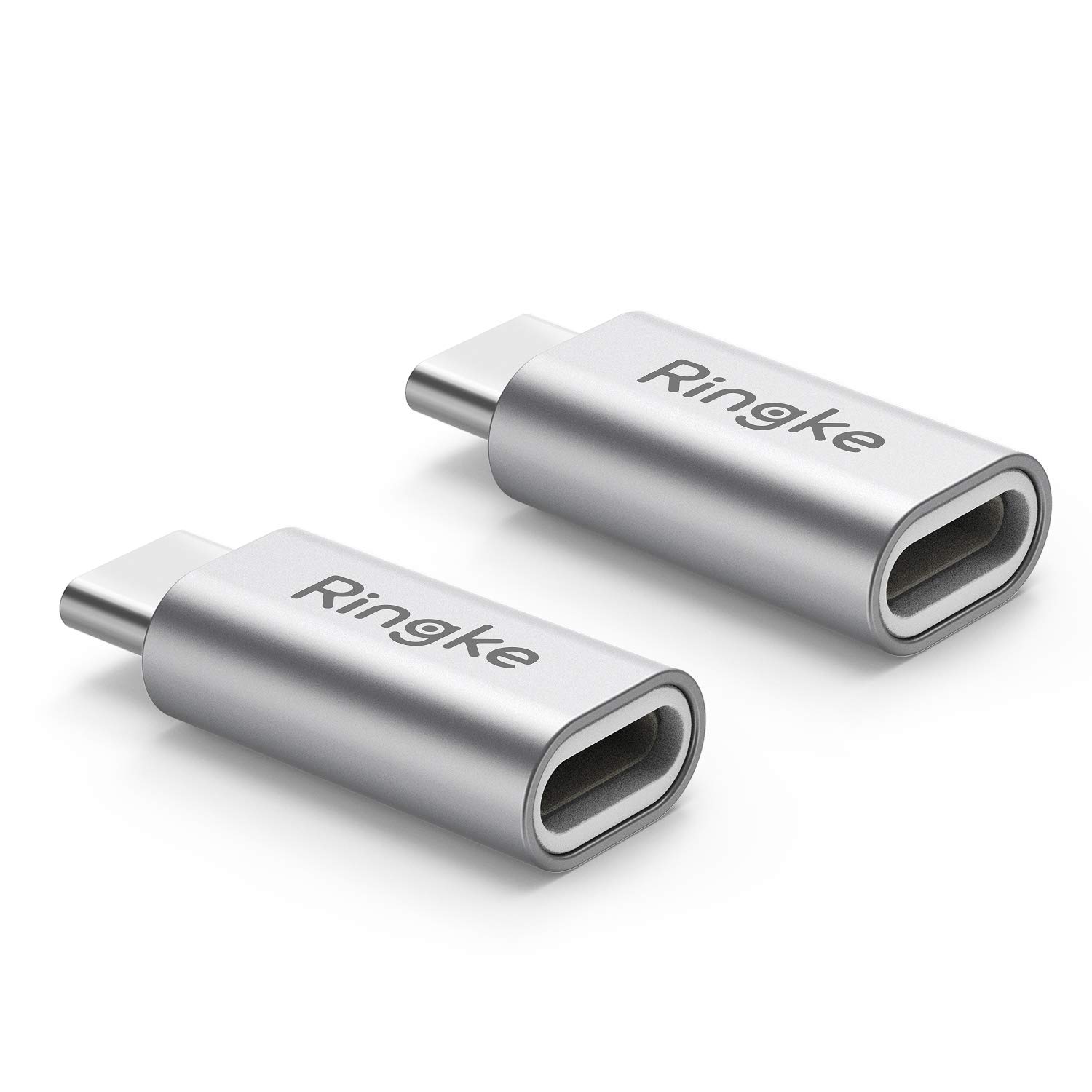 Ringke Adapter adattatore Lightning USB-C silver 2 pezzi