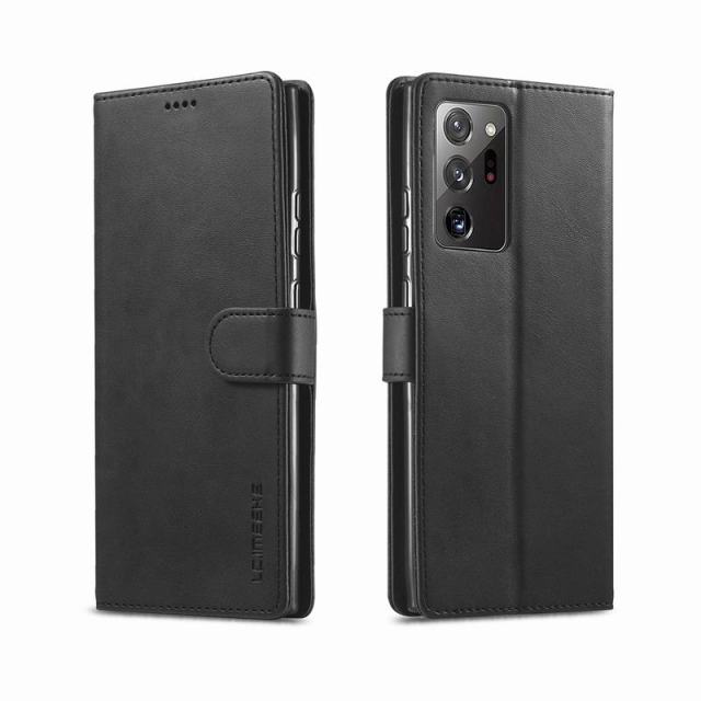 Redpepper Note 20 Ultra Cover Portafoglio Pelle Nero