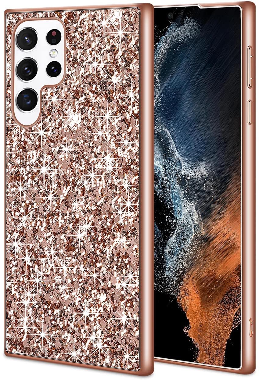 Redpepper Galaxy S22 Ultra Cover Glitter Slim Antiurto