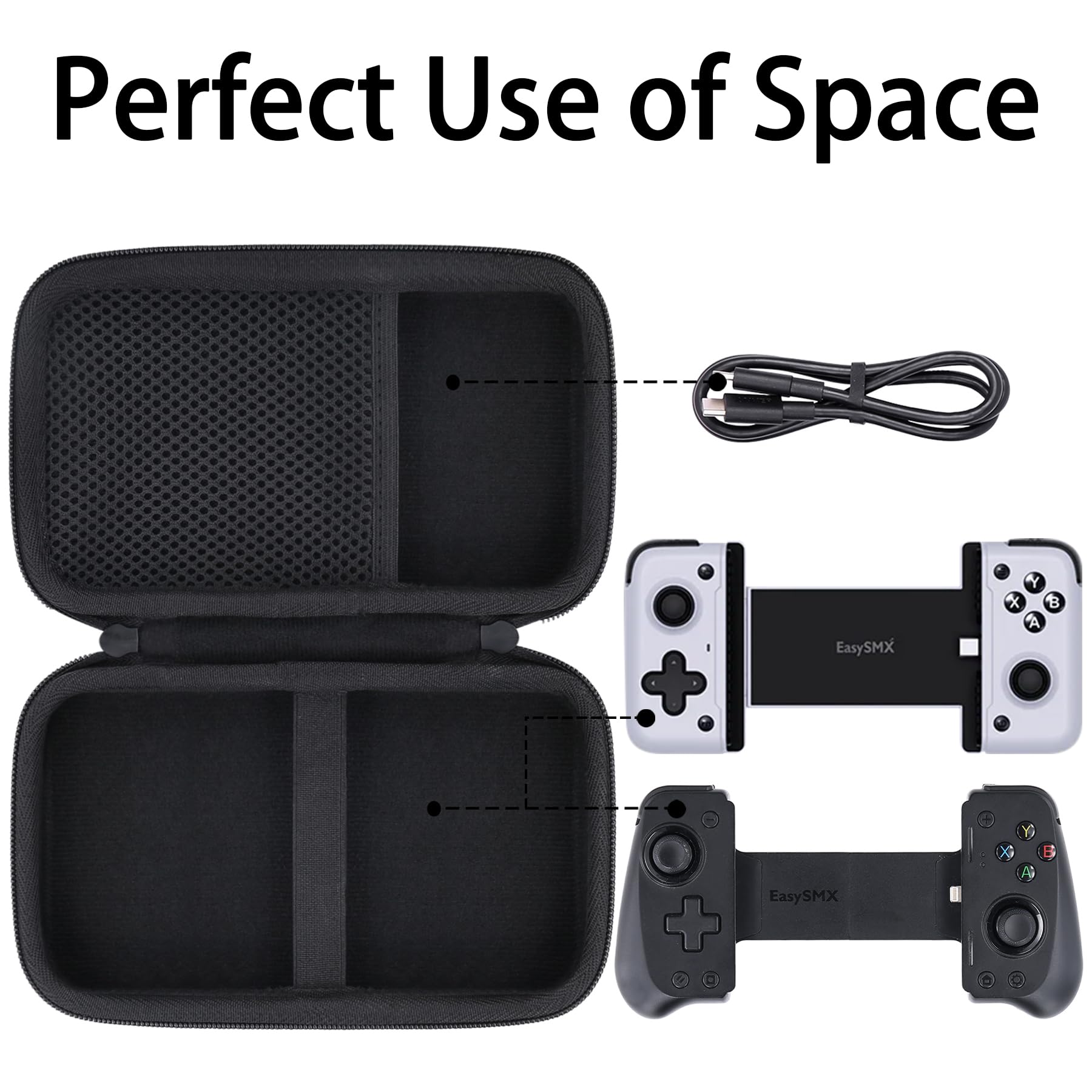 Aenllosi Game Controller Case Easysmx M05 M10 EVA Nero