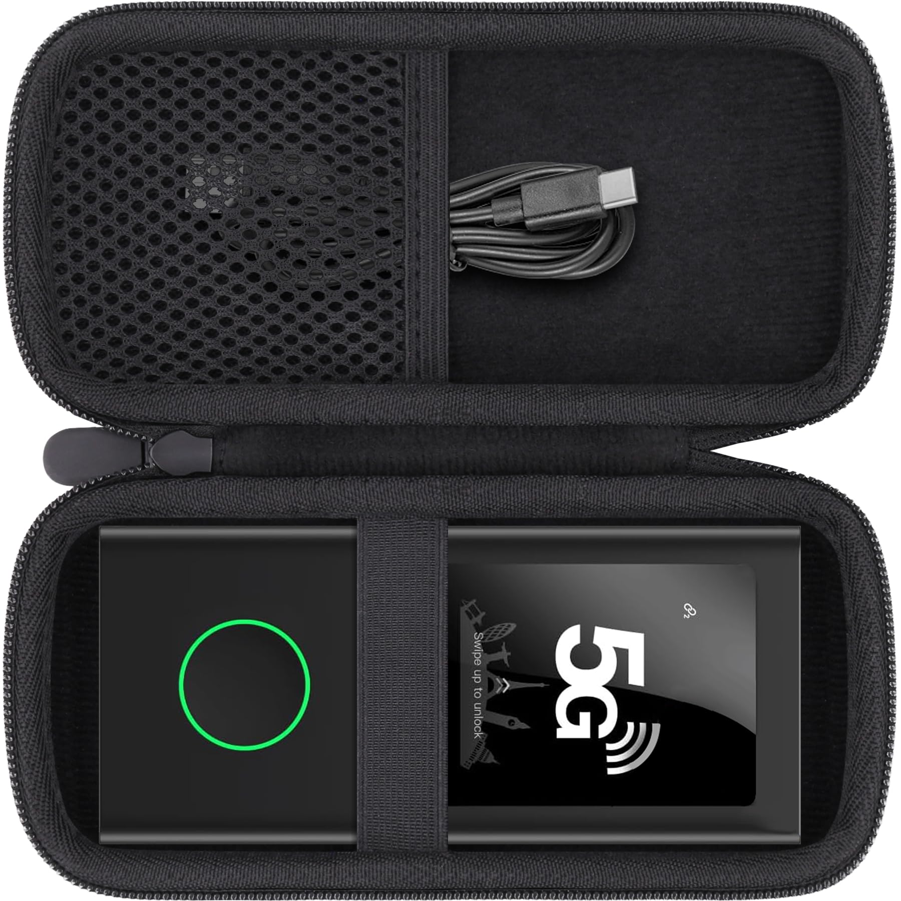 Aenllosi Custodia rigida Numen Air 5G EVA nera solo custodia