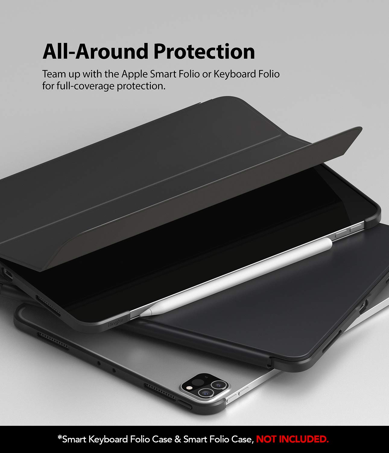 Ringke Full Frame Styling cornice iPad Pro 11 nero opaco