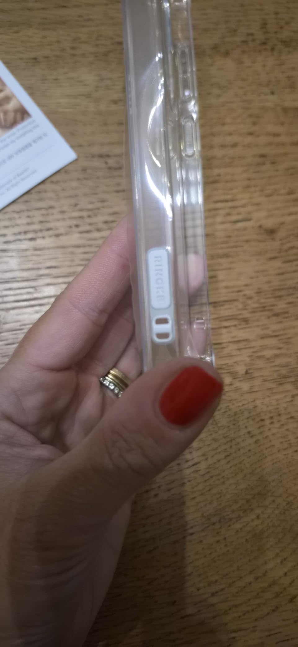 Ringke Fusion Matte Clear cover Galaxy S26 FE anti-impronta
