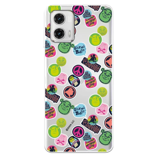 La Casa de las Carcasas Licenze Ufficiali Moto G73 5G Custodia Shrek Pattern