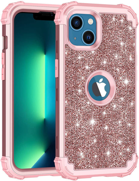 Redpepper Apple Cases cover iPhone 13 glitter antiurto