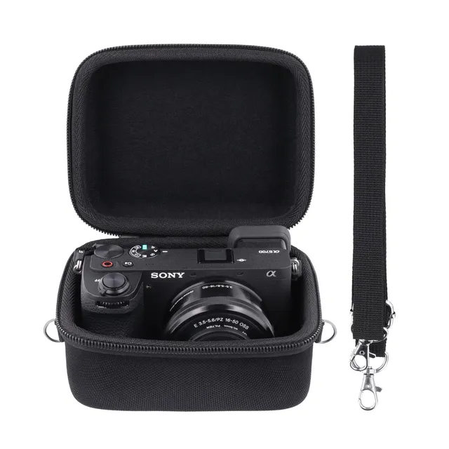 Aenllosi Camera Case Custodia Sony Alpha 16-50mm Nero EVA