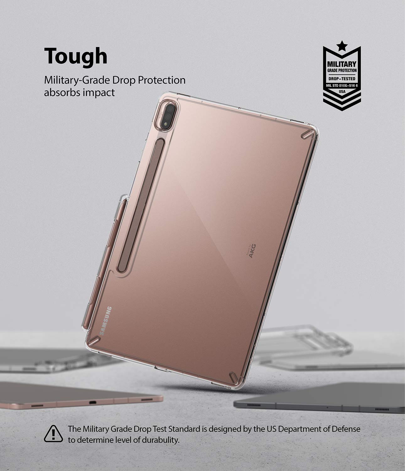 Ringke Fusion Cover Galaxy Tab S8 Plus Clear con Porta Penna
