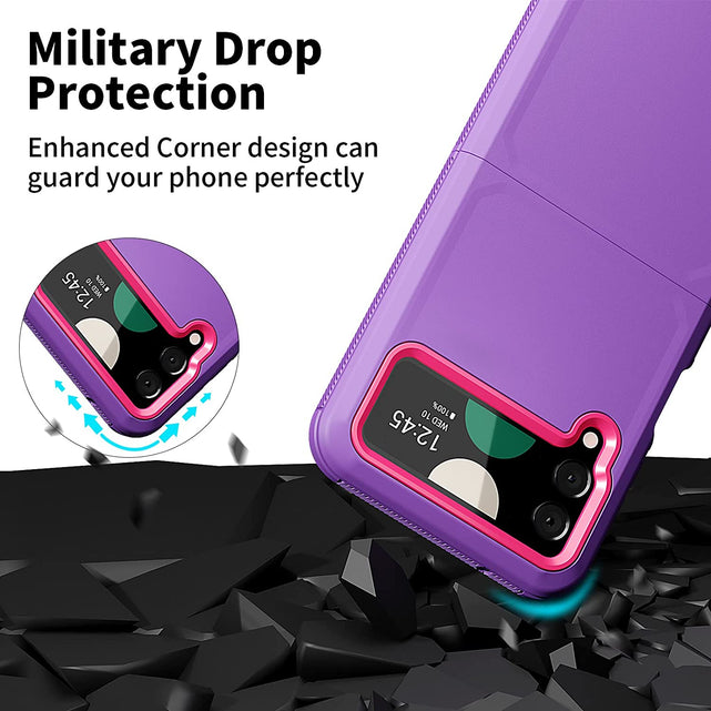 Redpepper Galaxy Z Flip 4 custodia viola doppia protezione