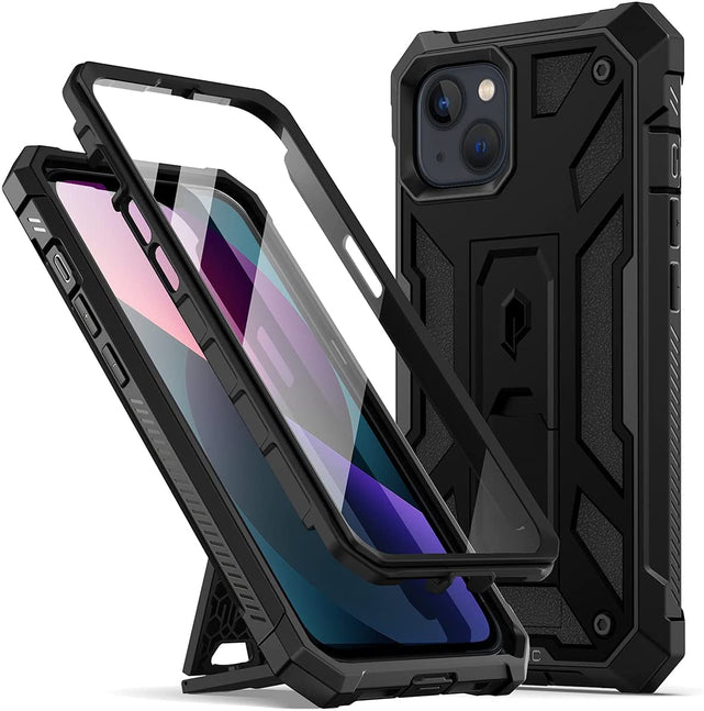 Redpepper Apple Cases iPhone 13 cover pelle con stand e vetro
