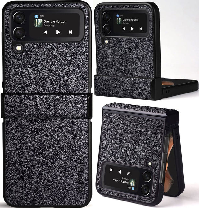 Redpepper Z Flip 4 custodia pelle PU arancione retro