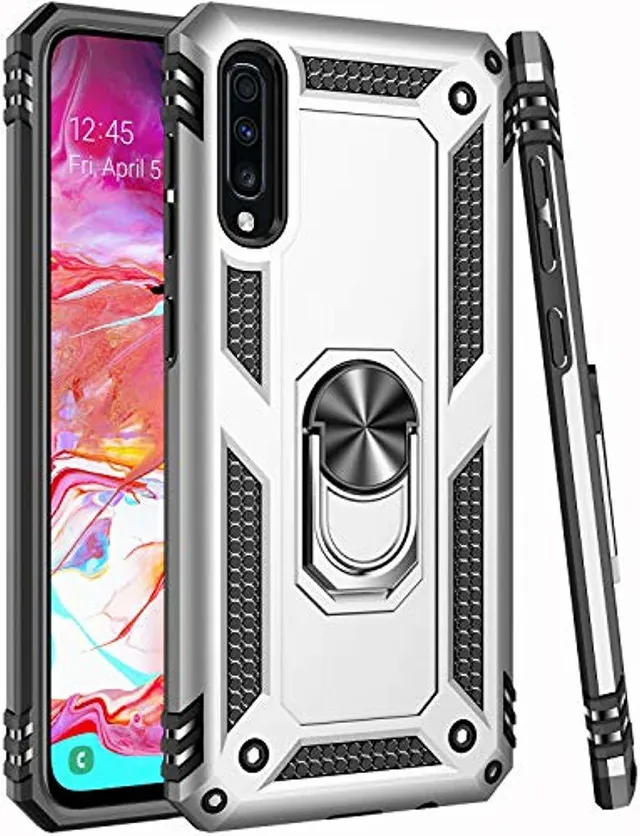 Redpepper Galaxy A70 custodia argento con anello antiurto