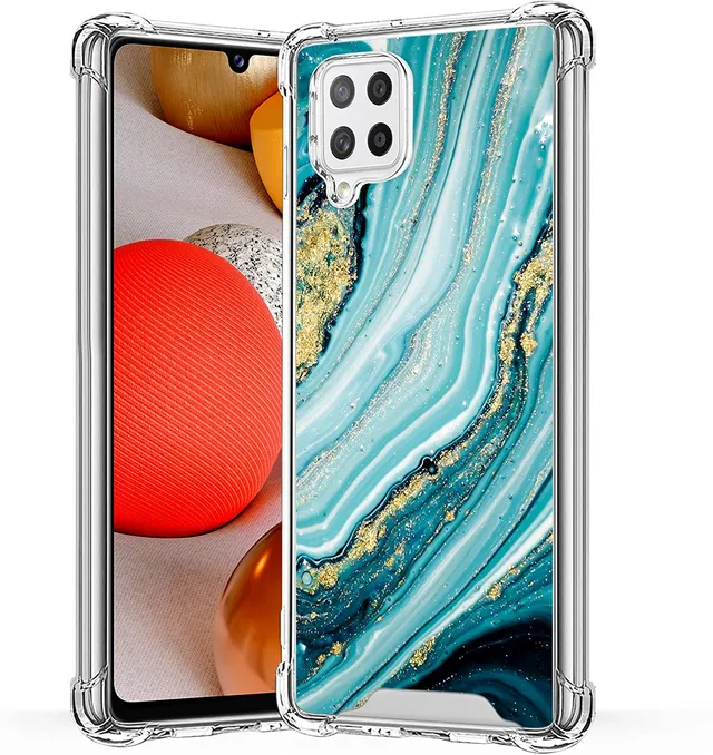 Redpepper Galaxy A42 5G 6.6 cover marmo verde antiurto