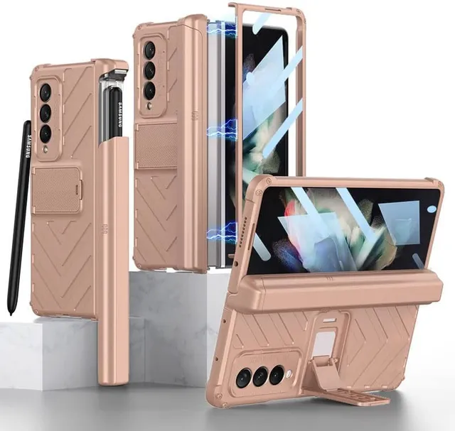 Redpepper Galaxy Z Fold 3 5G Cover Argento con S-Pen