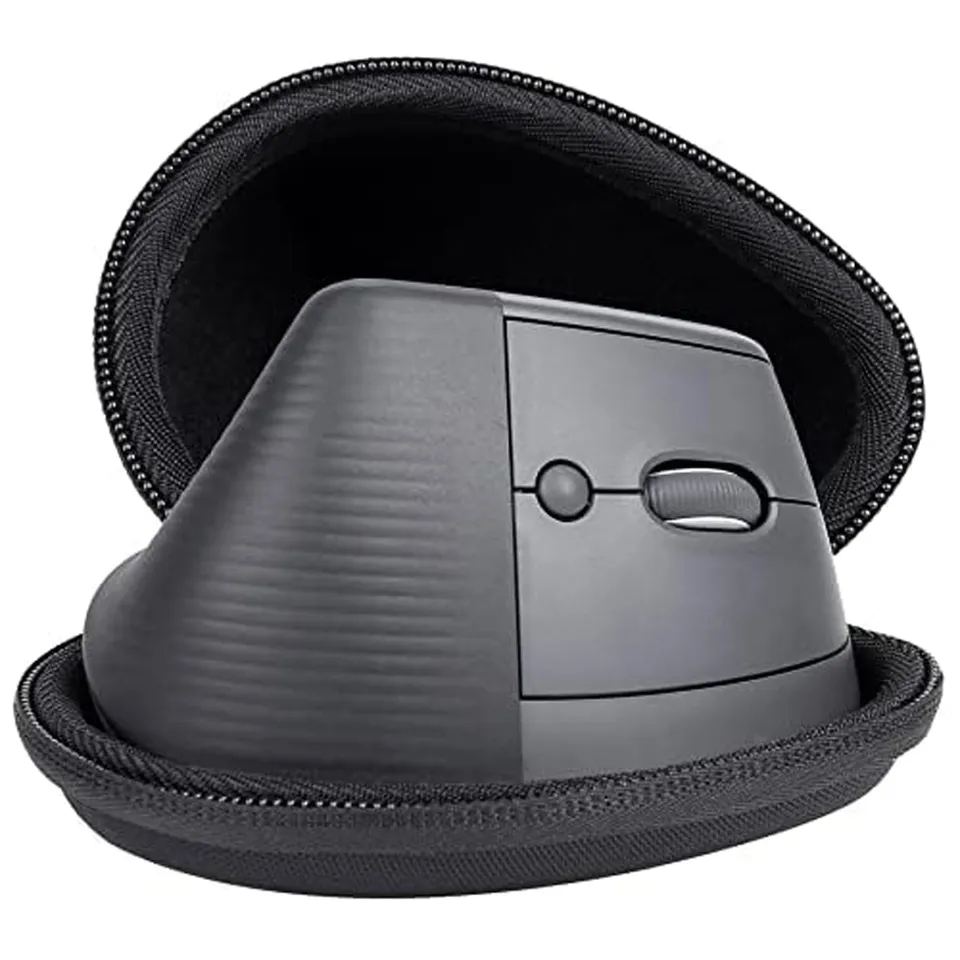 Aenllosi Custodia Mouse Logitech Lift Nero EVA 11,5cm Rigida