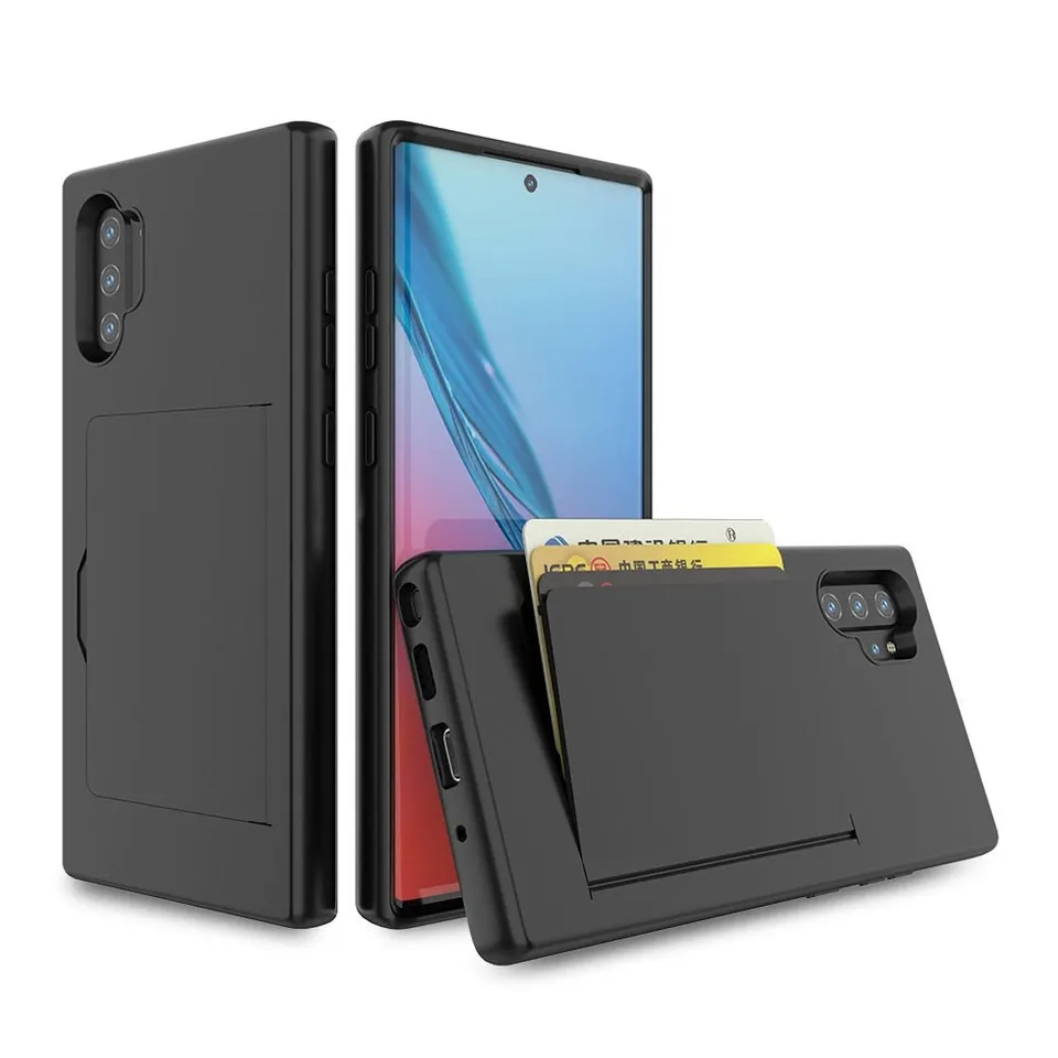 Redpepper Galaxy Cases Note 10 Plus cover portacarte antiurto