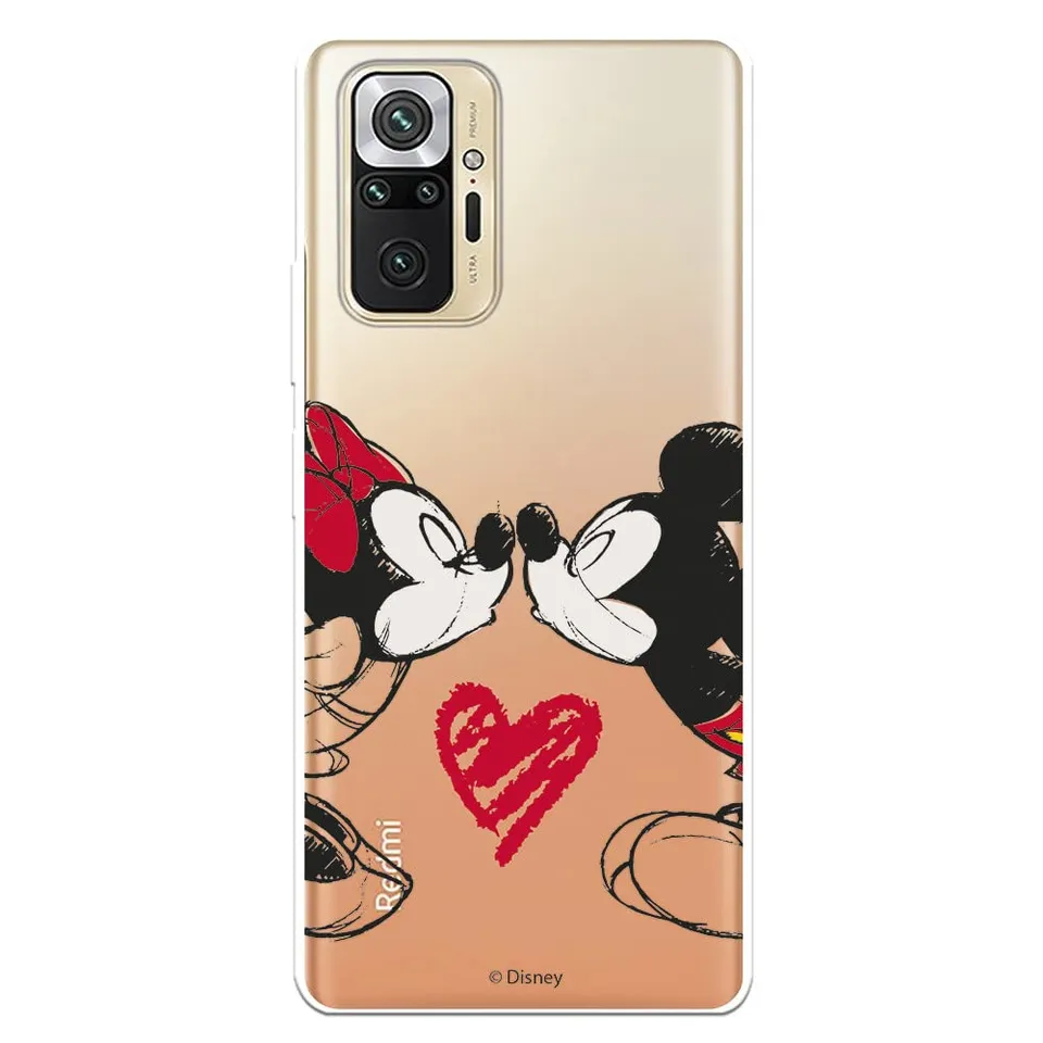 Licenze Ufficiali Custodia Redmi Note 10 Pro Mickey Minnie Silicone