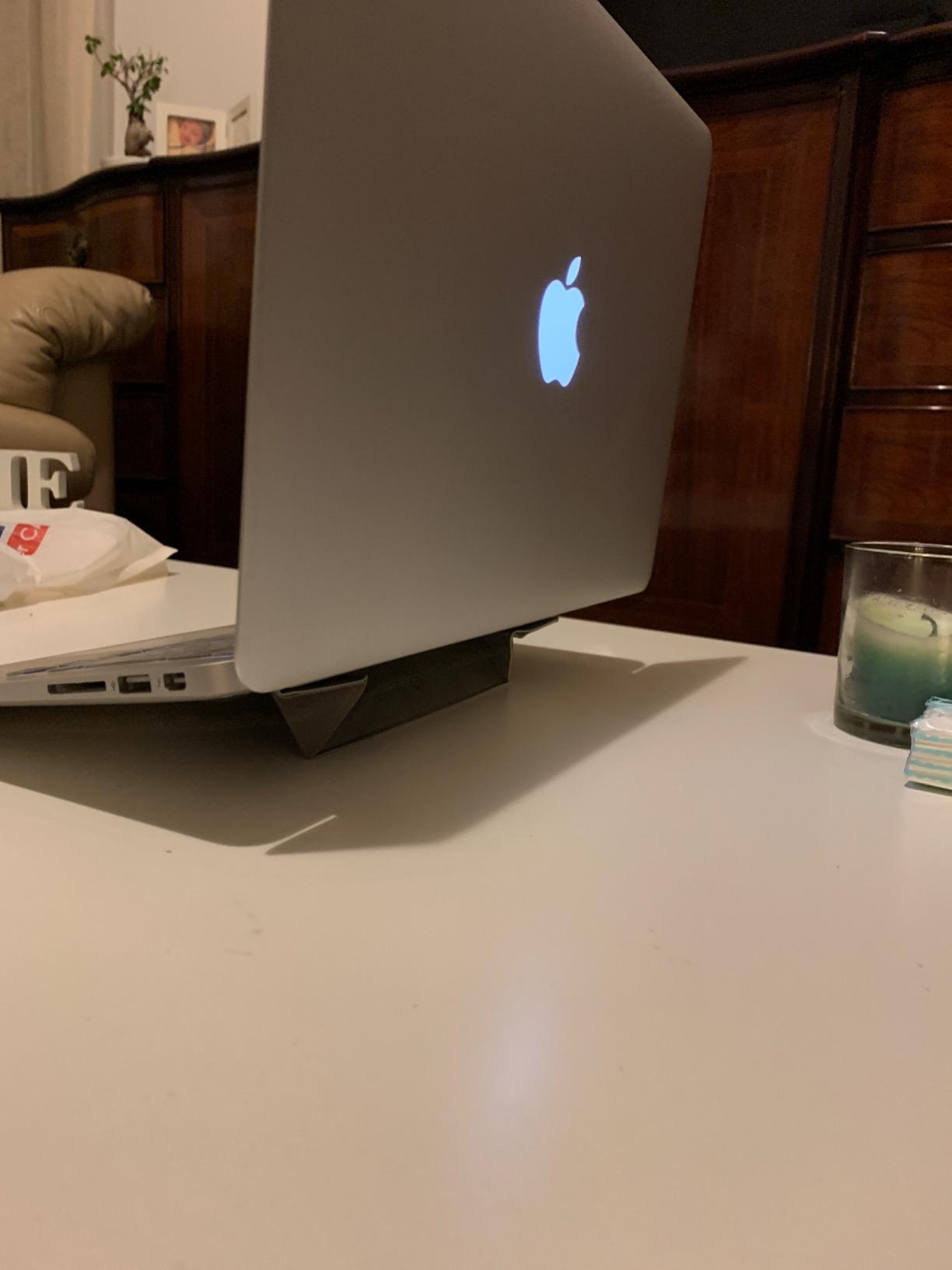 Ringke Stand Supporto Laptop Grigio Adesivo Sottile