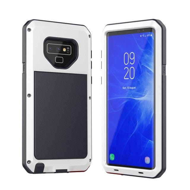 Redpepper Galaxy Cases cover Note 9 custodia alluminio antiurto nera