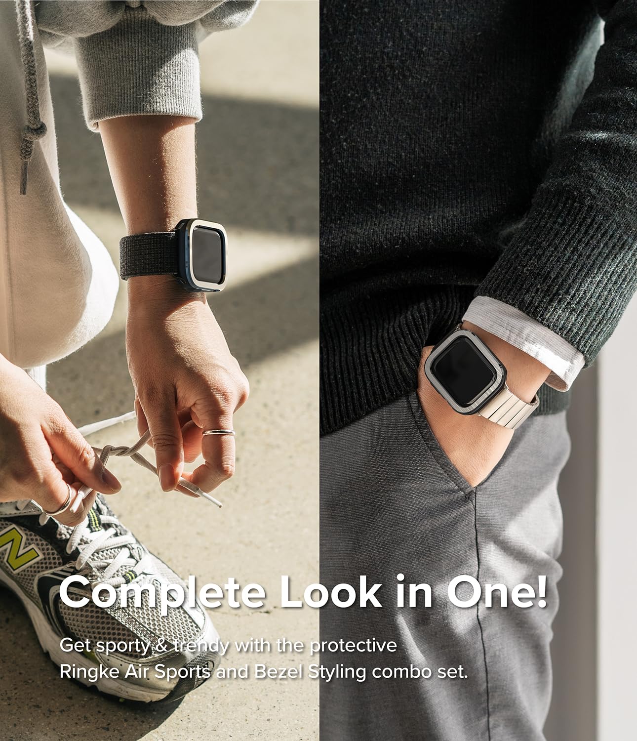 Ringke Air Sports Cover Apple Watch 41mm Silver 30 TPU