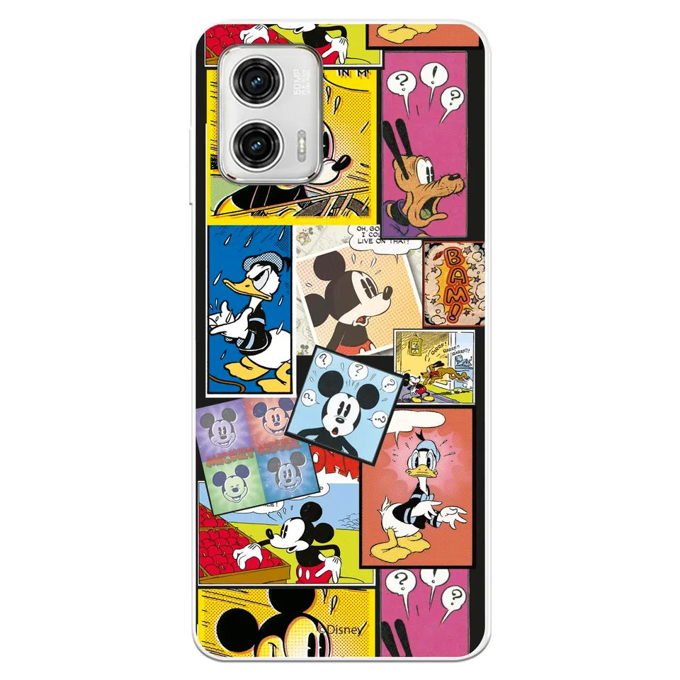 La Casa de las Carcasas Licenze Ufficiali Moto G73 5G custodia Mickey Comic