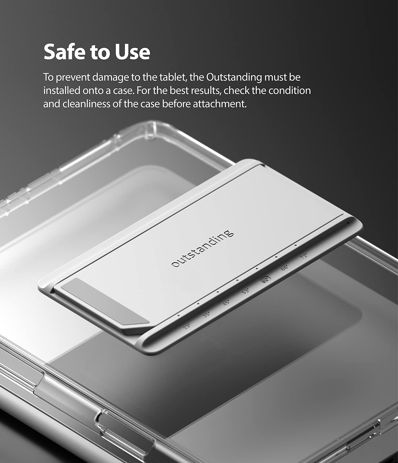 Ringke Fusion Plus iPad Pro 12.9 cover con supporto grigia