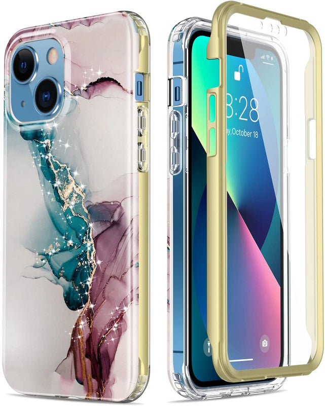Redpepper iPhone 13 Mini Cover Corazzata Vetro Integrato Slim
