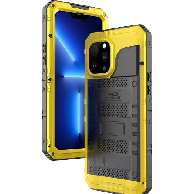 Redpepper iPhone 13 Pro Max Cover Metallo Opaca Antiurto