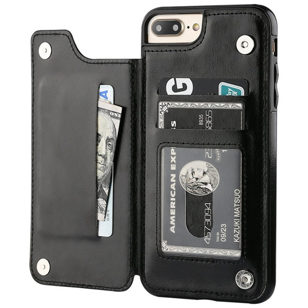 Redpepper iPhone 14 cover portafoglio pelle retro carte