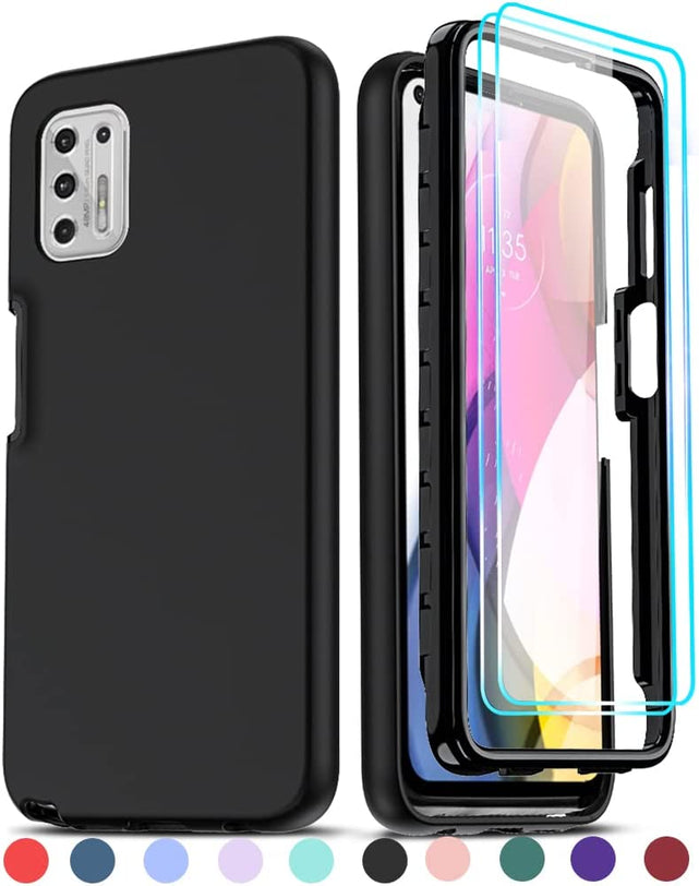 Redpepper Moto G Stylus 2021 Cover Nera Silicone Antigraffio