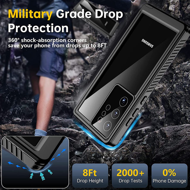 Redpepper Galaxy Cases custodia S23 Ultra impermeabile IP68