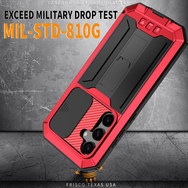Redpepper Galaxy S25 5G cover metallo nera Gorilla Glass